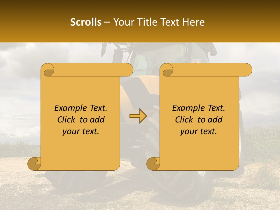 Farmer Machine Agriculture PowerPoint Template