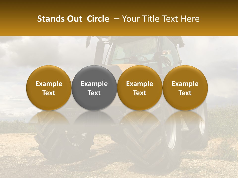 Farmer Machine Agriculture PowerPoint Template