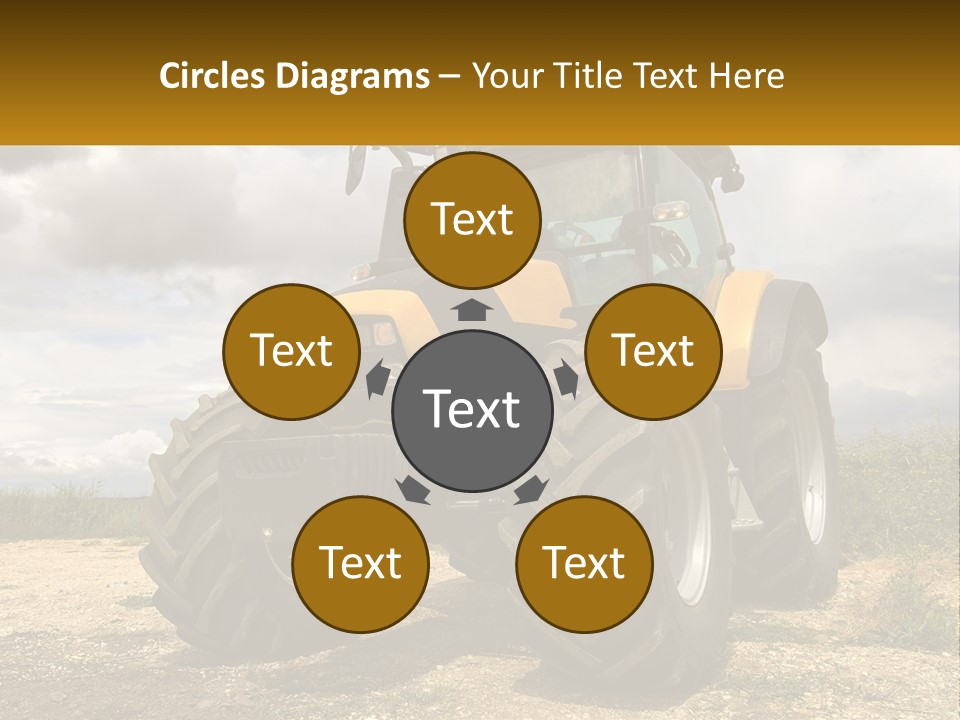 Farmer Machine Agriculture PowerPoint Template