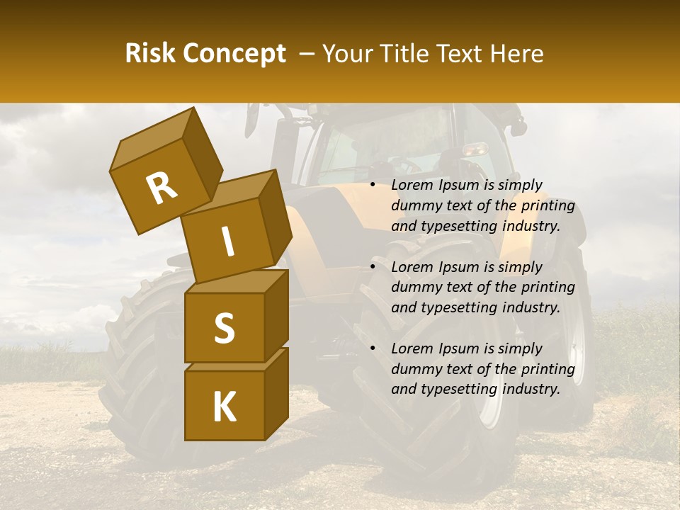 Farmer Machine Agriculture PowerPoint Template
