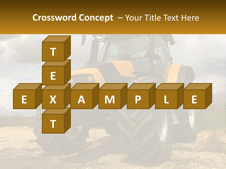 Farmer Machine Agriculture PowerPoint Template