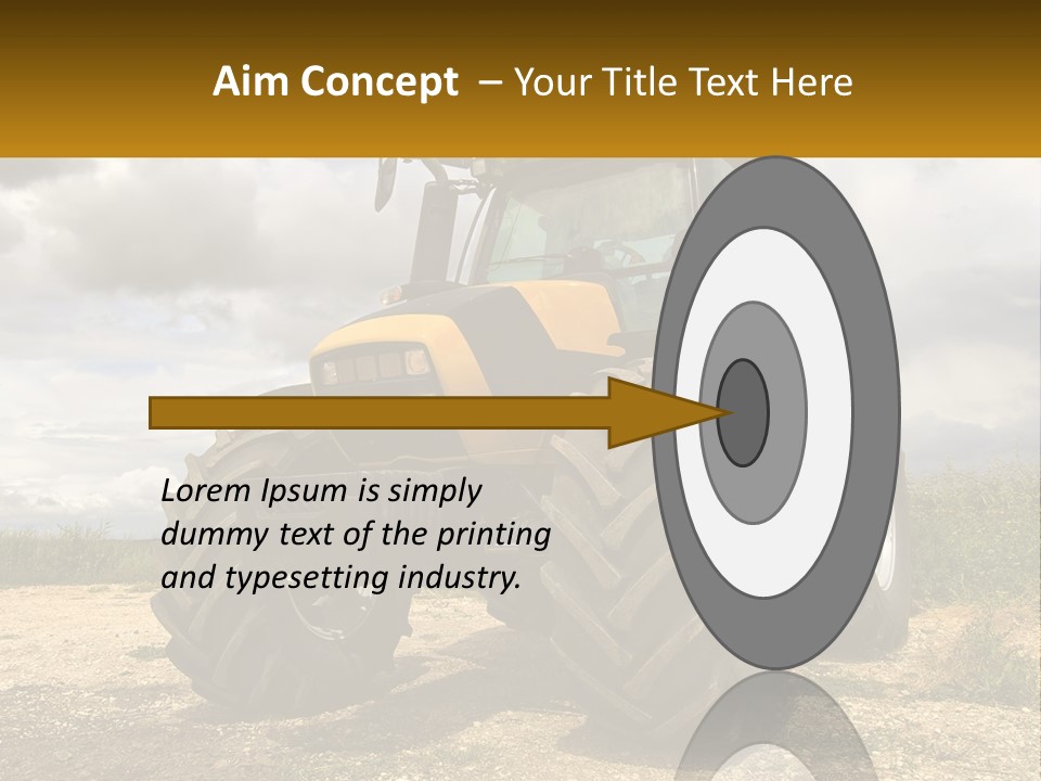 Farmer Machine Agriculture PowerPoint Template