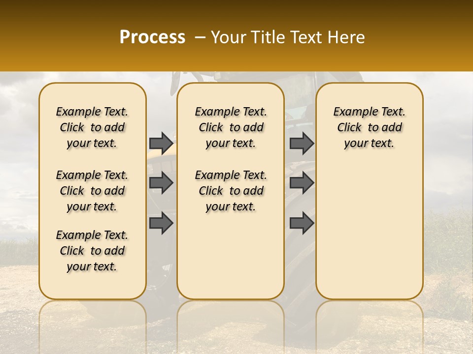 Farmer Machine Agriculture PowerPoint Template