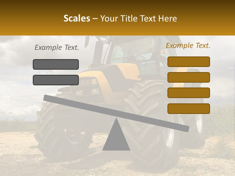 Farmer Machine Agriculture PowerPoint Template