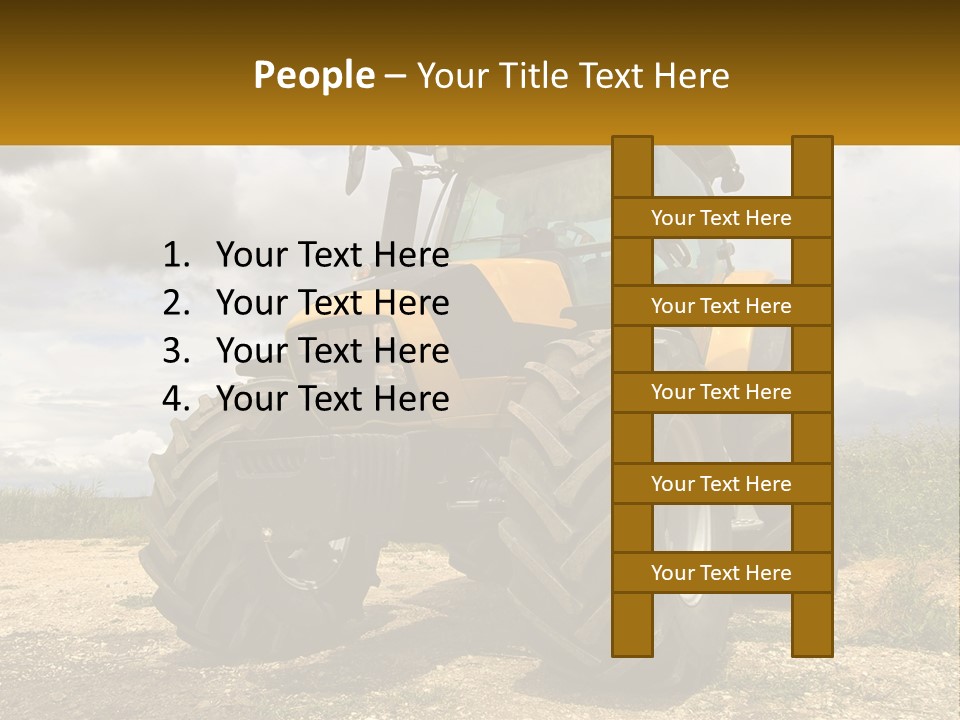 Farmer Machine Agriculture PowerPoint Template