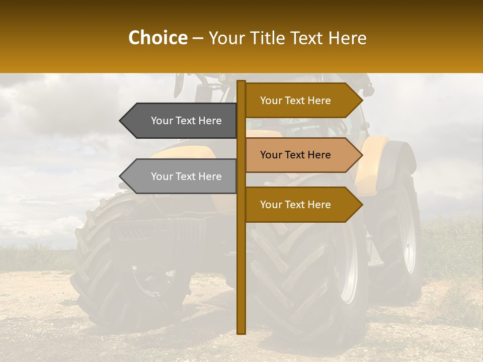 Farmer Machine Agriculture PowerPoint Template