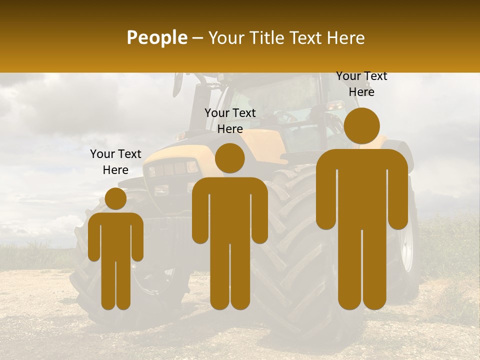Farmer Machine Agriculture PowerPoint Template