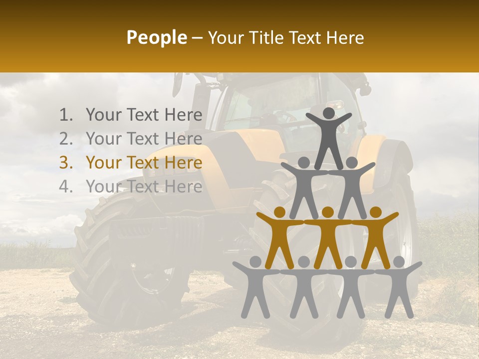 Farmer Machine Agriculture PowerPoint Template