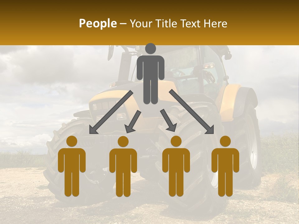 Farmer Machine Agriculture PowerPoint Template