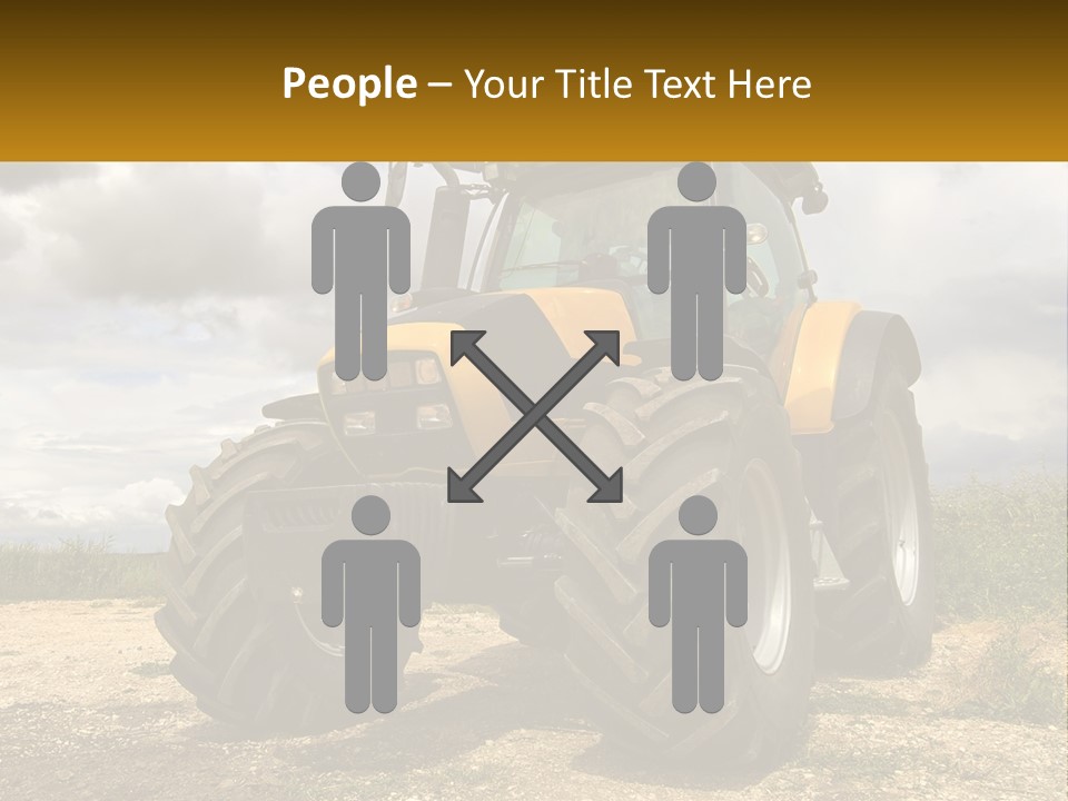 Farmer Machine Agriculture PowerPoint Template