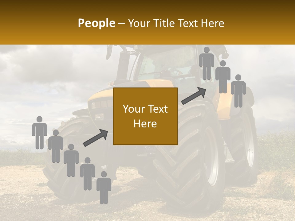 Farmer Machine Agriculture PowerPoint Template