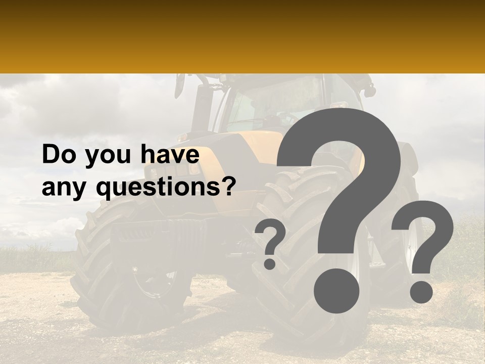 Farmer Machine Agriculture PowerPoint Template