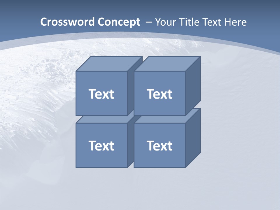 Snowboarding Alpine Muscular PowerPoint Template