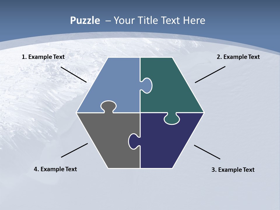 Snowboarding Alpine Muscular PowerPoint Template