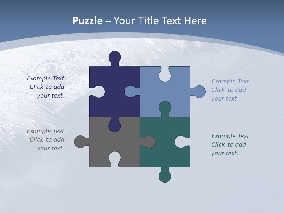 Snowboarding Alpine Muscular PowerPoint Template