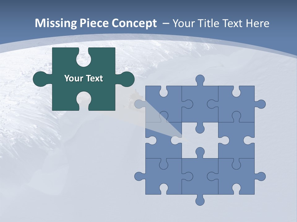 Snowboarding Alpine Muscular PowerPoint Template