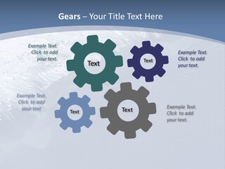 Snowboarding Alpine Muscular PowerPoint Template