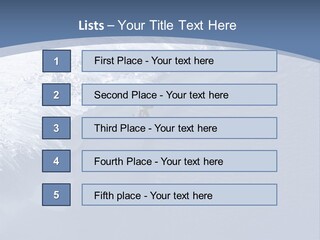 Snowboarding Alpine Muscular PowerPoint Template