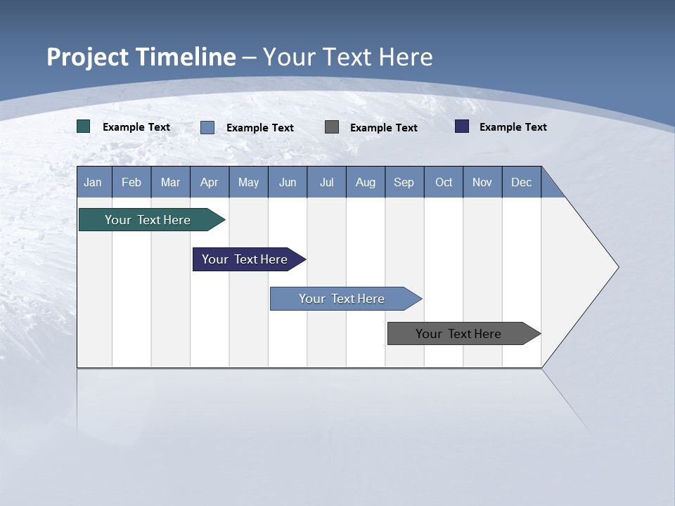 Snowboarding Alpine Muscular PowerPoint Template