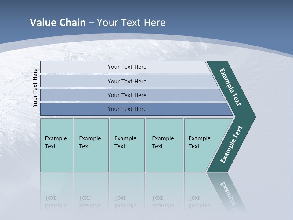Snowboarding Alpine Muscular PowerPoint Template