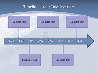 Snowboarding Alpine Muscular PowerPoint Template