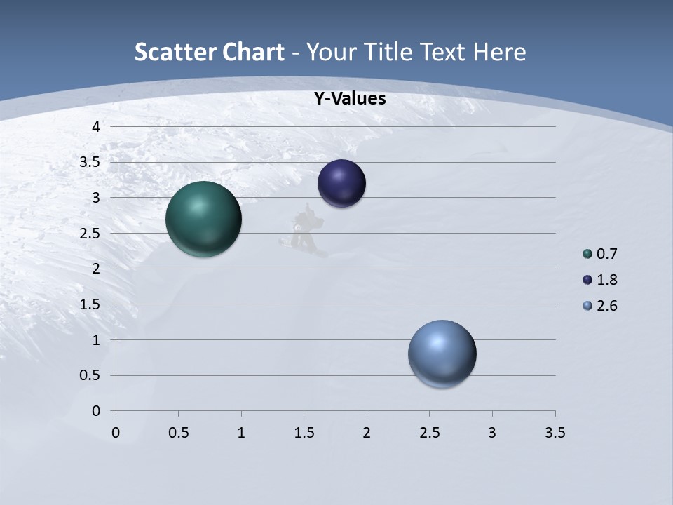 Snowboarding Alpine Muscular PowerPoint Template