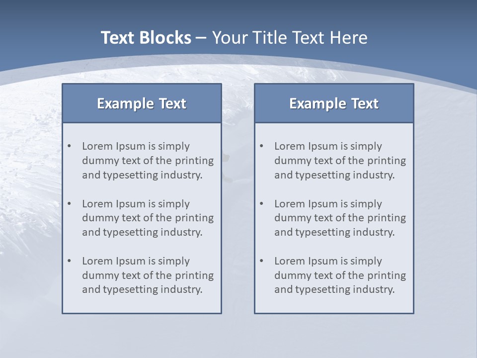 Snowboarding Alpine Muscular PowerPoint Template
