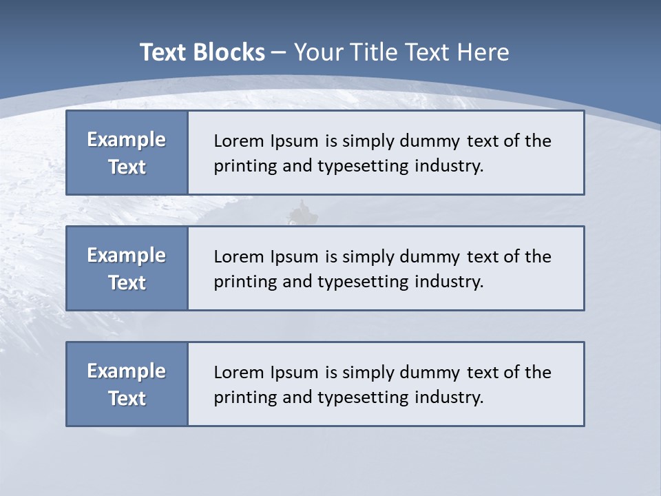 Snowboarding Alpine Muscular PowerPoint Template