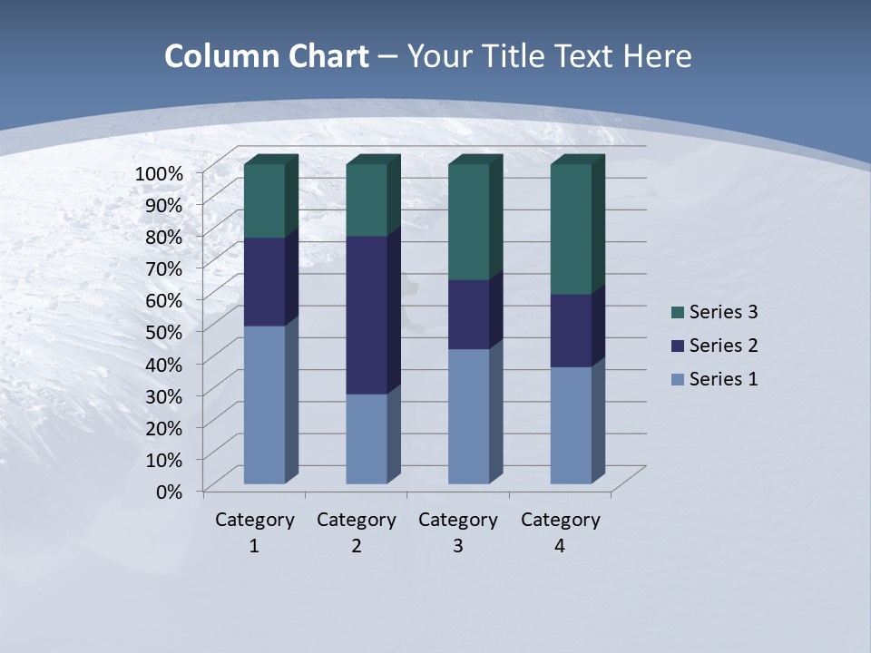 Snowboarding Alpine Muscular PowerPoint Template