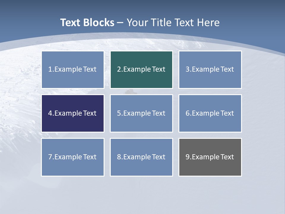 Snowboarding Alpine Muscular PowerPoint Template