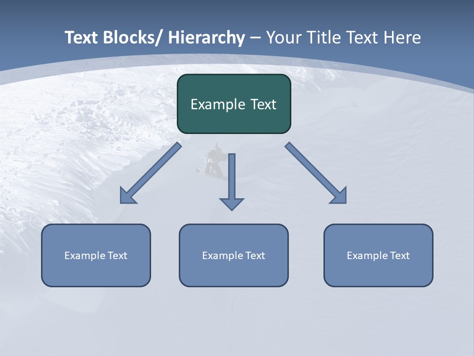 Snowboarding Alpine Muscular PowerPoint Template