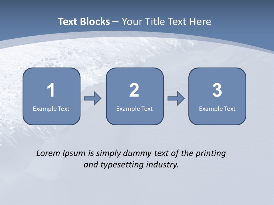 Snowboarding Alpine Muscular PowerPoint Template