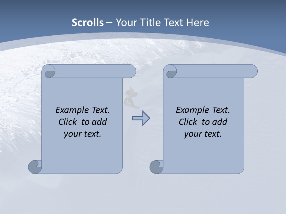 Snowboarding Alpine Muscular PowerPoint Template