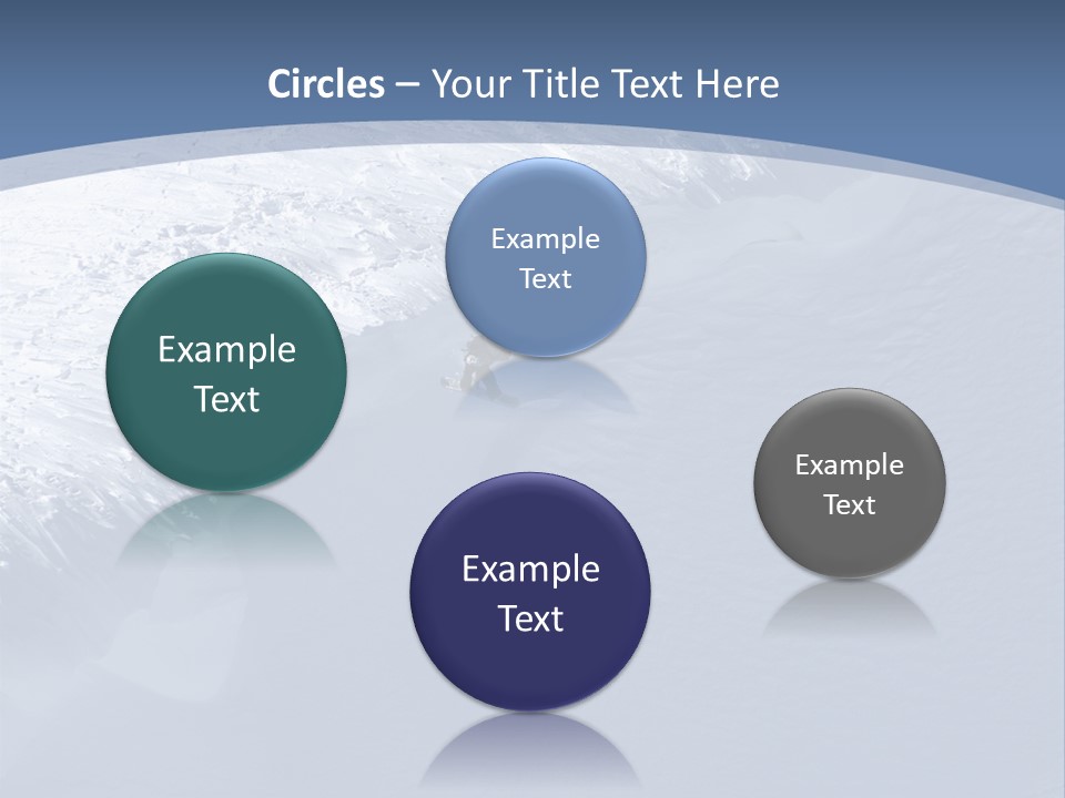 Snowboarding Alpine Muscular PowerPoint Template