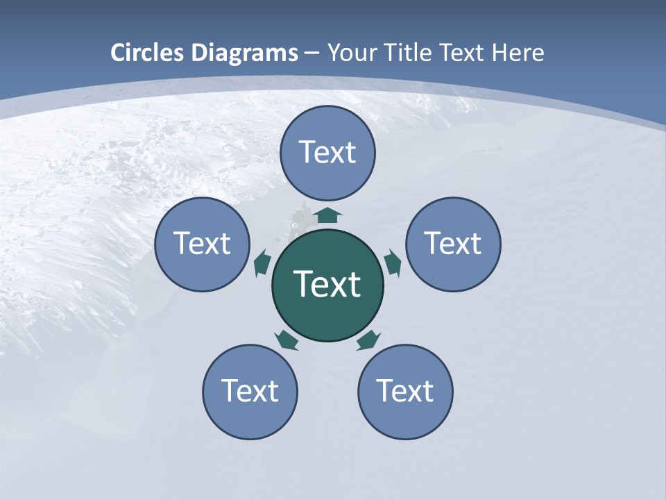 Snowboarding Alpine Muscular PowerPoint Template