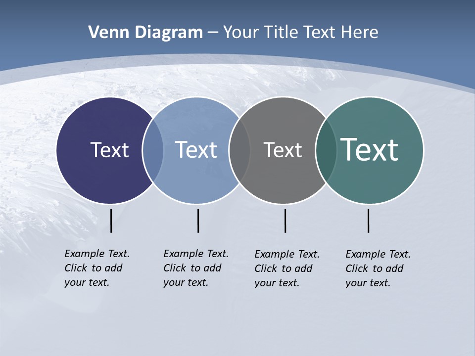 Snowboarding Alpine Muscular PowerPoint Template