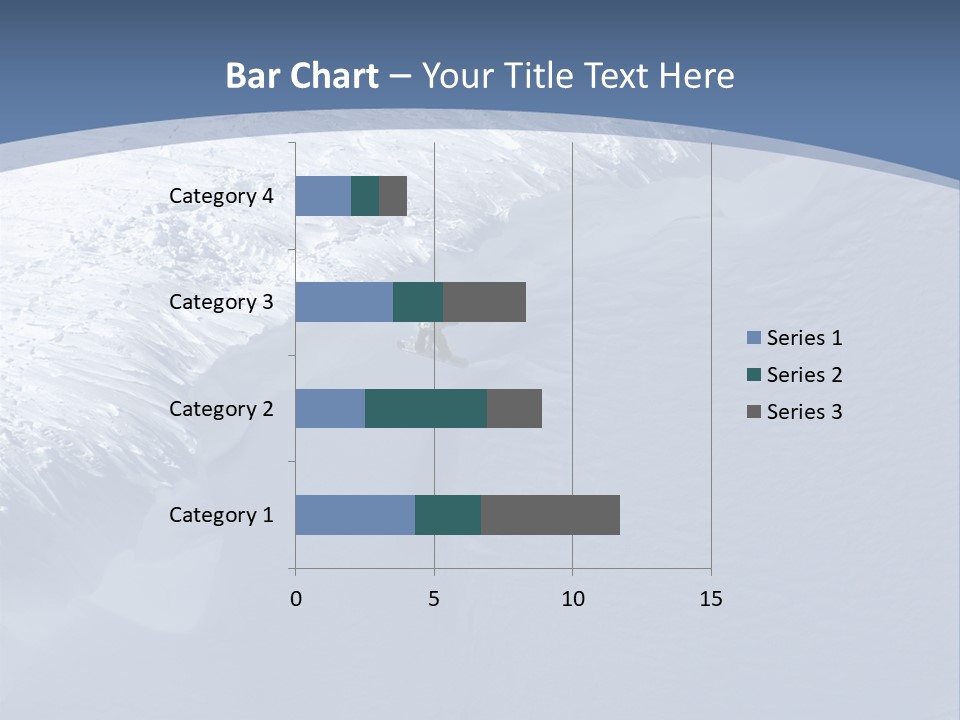 Snowboarding Alpine Muscular PowerPoint Template
