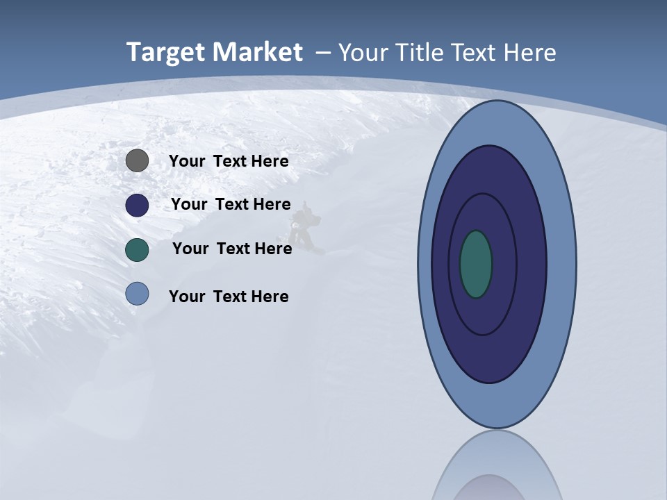 Snowboarding Alpine Muscular PowerPoint Template