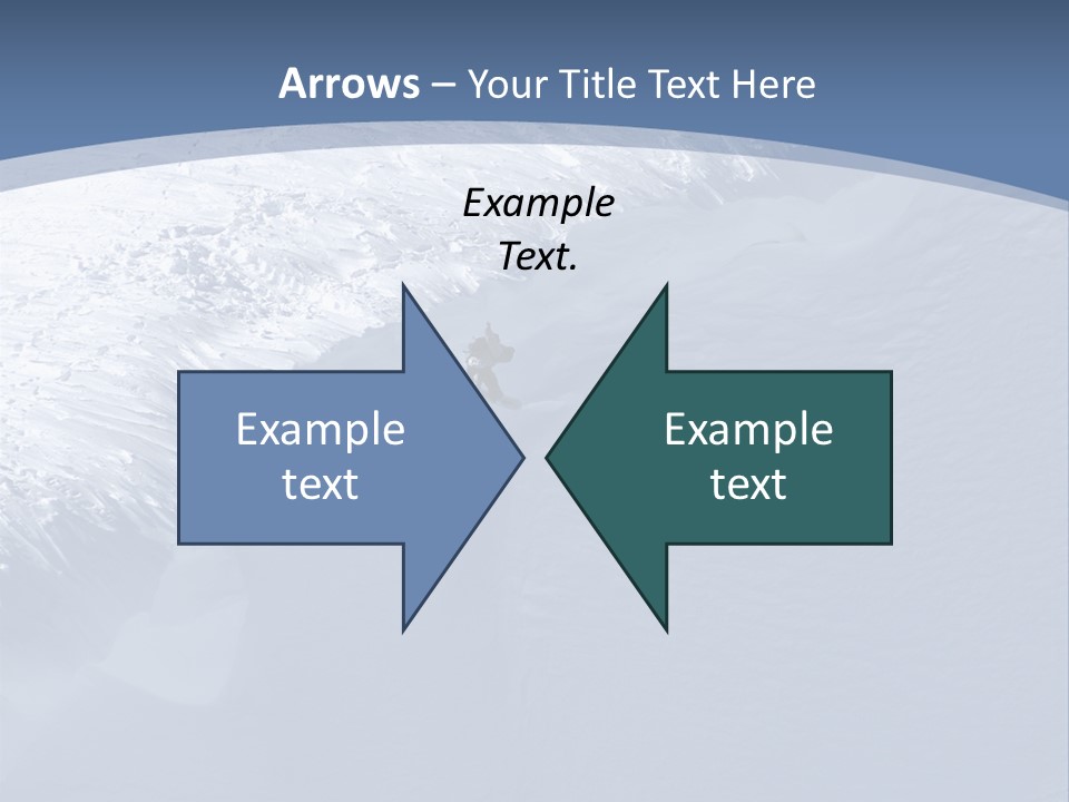 Snowboarding Alpine Muscular PowerPoint Template