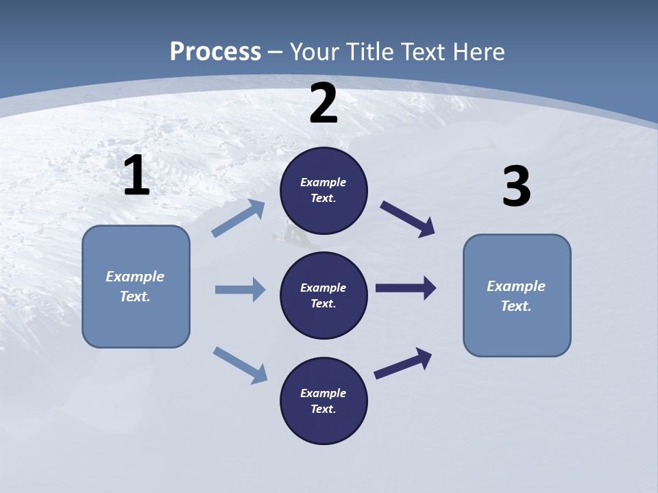 Snowboarding Alpine Muscular PowerPoint Template