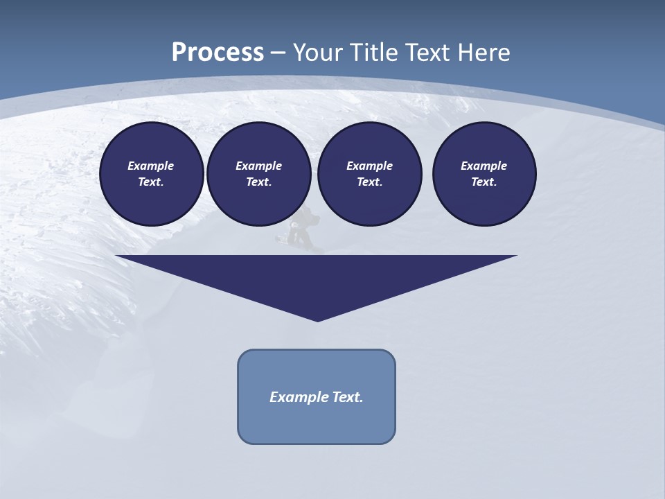 Snowboarding Alpine Muscular PowerPoint Template