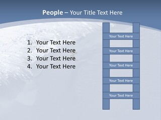 Snowboarding Alpine Muscular PowerPoint Template