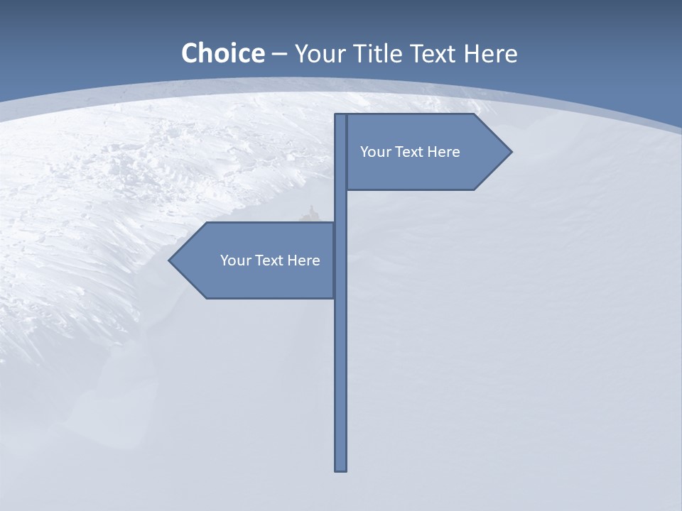 Snowboarding Alpine Muscular PowerPoint Template