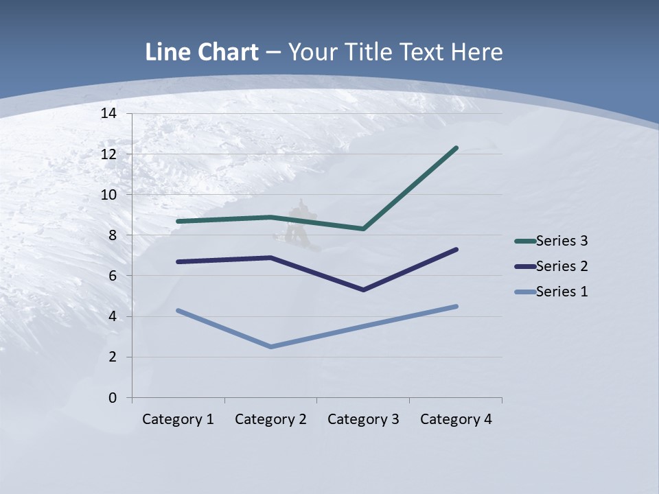Snowboarding Alpine Muscular PowerPoint Template
