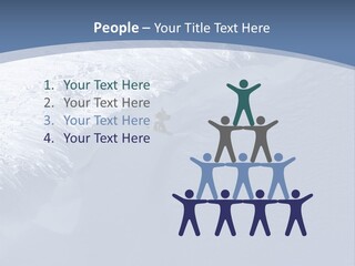 Snowboarding Alpine Muscular PowerPoint Template