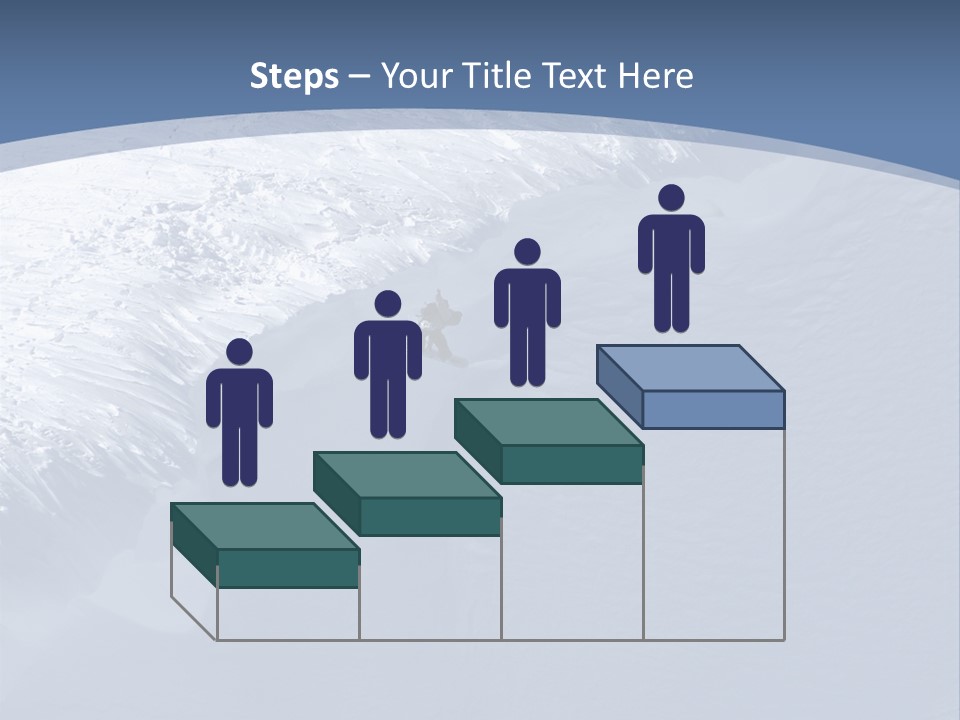 Snowboarding Alpine Muscular PowerPoint Template