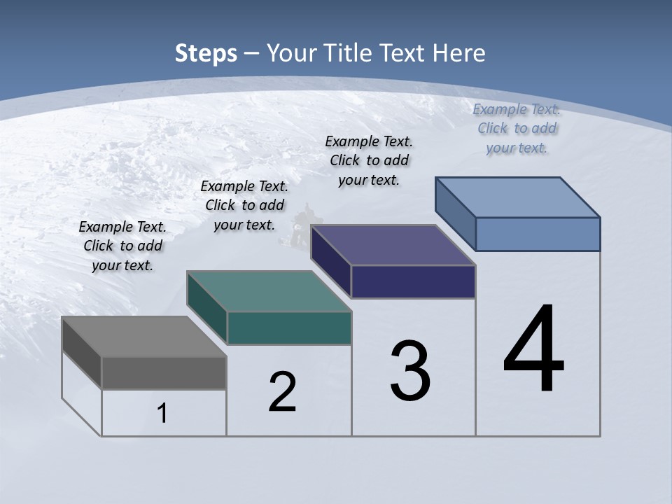 Snowboarding Alpine Muscular PowerPoint Template