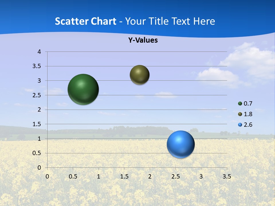 Clouds Scene Plants PowerPoint Template