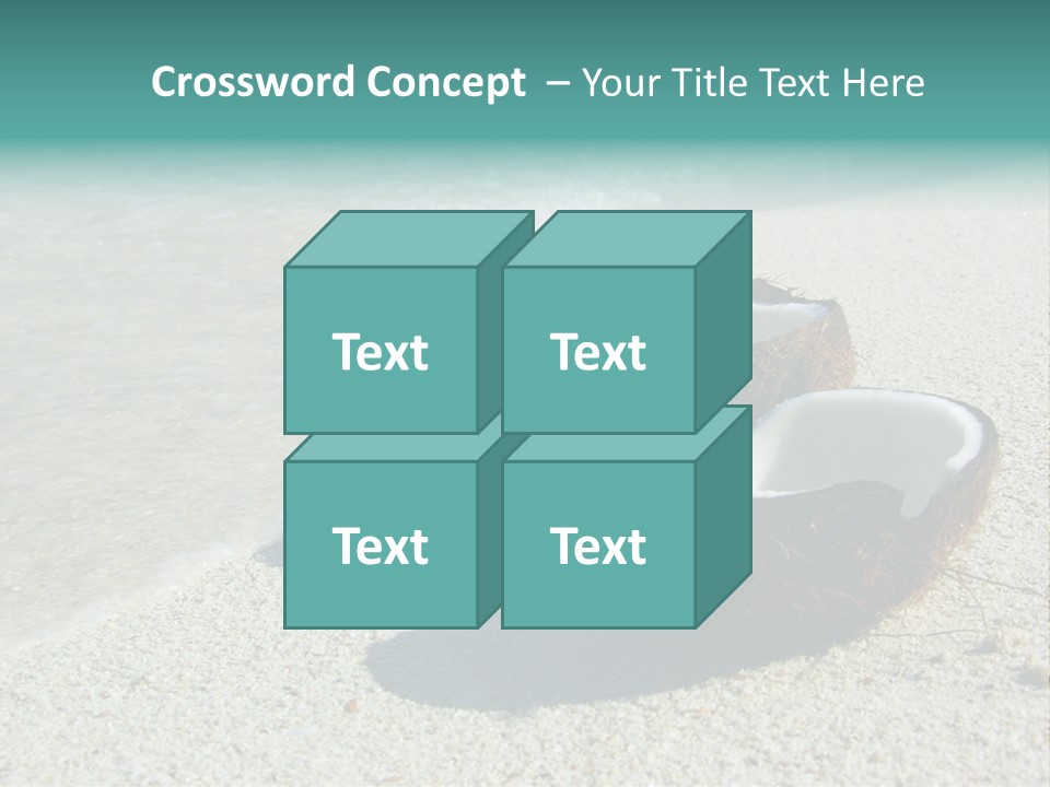 Vacation Coast Paradise PowerPoint Template