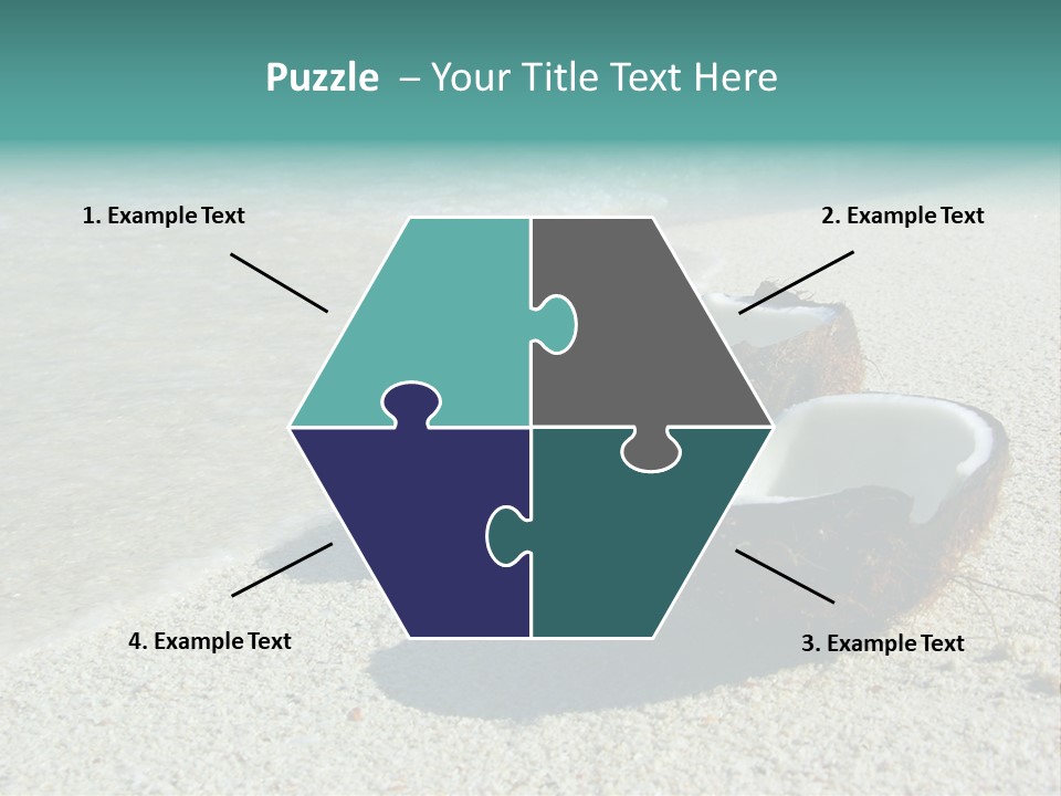 Vacation Coast Paradise PowerPoint Template